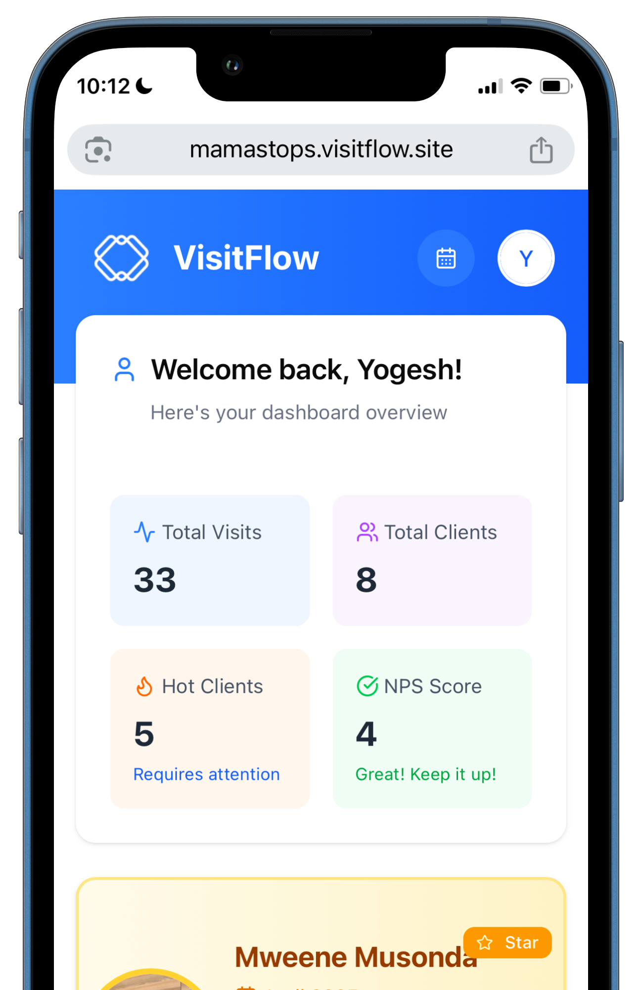 app mockup